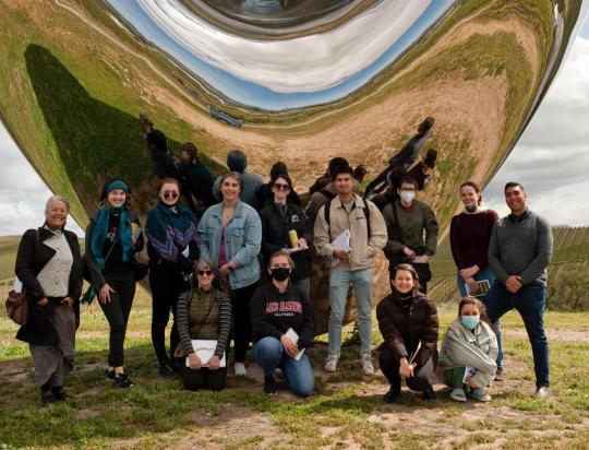 students at Donum Estate Winery