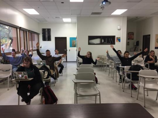 students in classroom